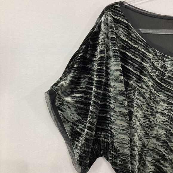 NWT New York & Company size XL Velvet Belted Feminine Elegant Dress Evening - Picture 4 of 11